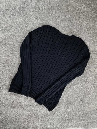 Sweater Cable Knit Polo Ralph Lauren Women's L