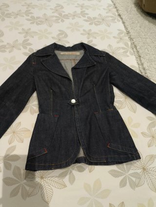 Zara TRF Vintage Y2K - Blazer vaquero entallado.