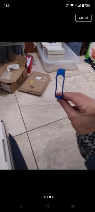 Cinturino per orologio blu