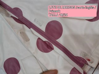 LOTE De Abrigos Niña El Corte Inglés Talla 18-24 M