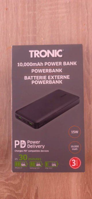 Batería Portátil Tronic 10000mAh Power Delivery