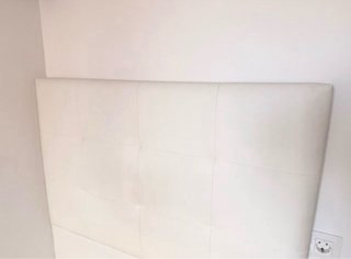 Cabecero polipiel blanco cama 90cm