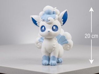 Figura Vulpix de Alola impresa en 3D