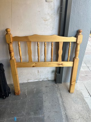 Cabecero de madera para cama de 90 cm