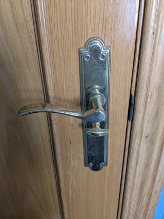 Puerta Maciza de Madera 72 cm