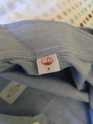 Camisa Azul 1989 Jorge Jaumot Algodon