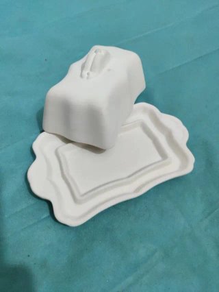 Figura Bizcocho Cerámico Quesera (Decorar)