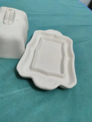 Figura Bizcocho Cerámico Quesera (Decorar)