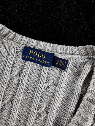 Sweater Cable Knit Polo Ralph Lauren Women's S