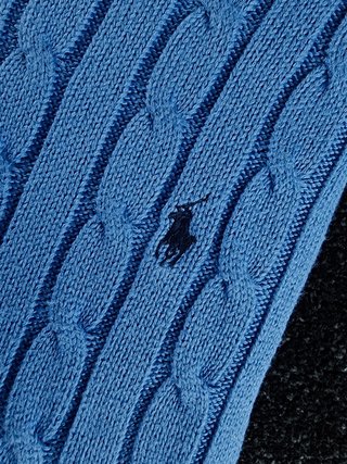 Sweater Cable Knit Polo Ralph Lauren Women's M