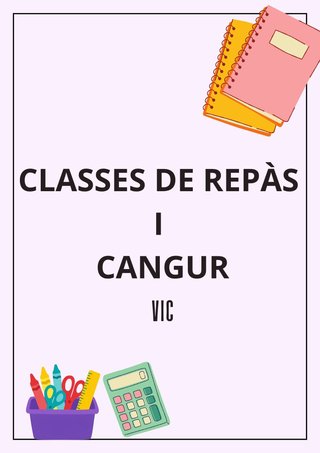 Classes de repàs i/o cangur