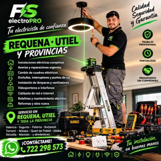 ⚡ ELECTRICISTA EN REQUENA, UTIEL