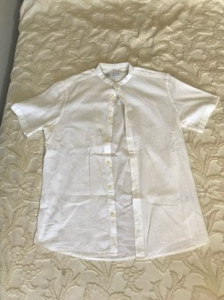 Camisa Blanca Zara Hombre Talla S