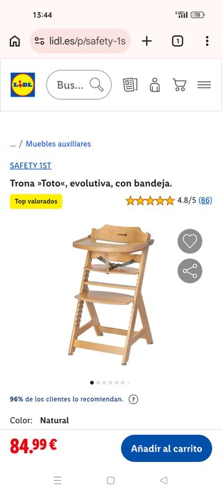 Trona evolutiva Safety 1st Toto