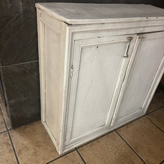 Armario Platero de Madera Blanco