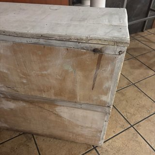 Armario Platero de Madera Blanco