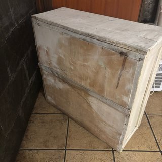 Armario Platero de Madera Blanco