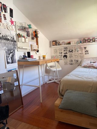 Escritorio Bambú Blanco IKEA LILLÅSEN