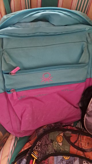 Lote 3 Mochilas: Star Wars, Benetton, Smiley