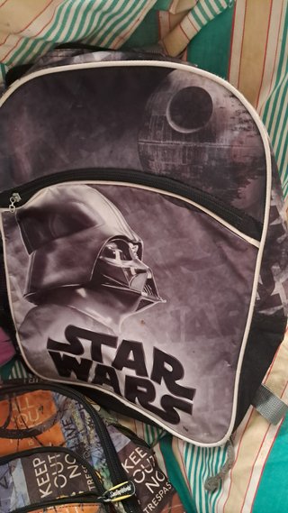 Lote 3 Mochilas: Star Wars, Benetton, Smiley