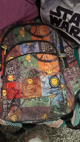 Lote 3 Mochilas: Star Wars, Benetton, Smiley