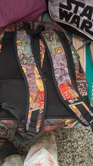 Lote 3 Mochilas: Star Wars, Benetton, Smiley