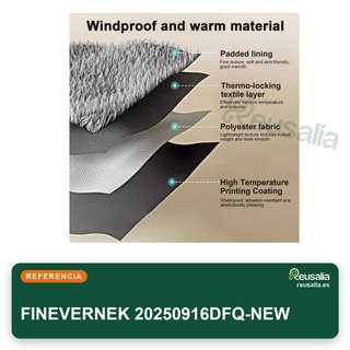 FINEVERNEK cubrepiernas scooter manta térmica