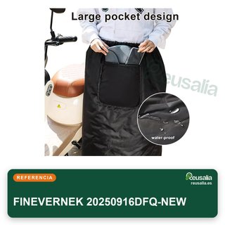 FINEVERNEK cubrepiernas scooter manta térmica