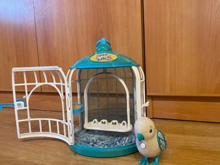 Jaula Little Live Pets con Pájaro