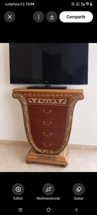 Tocador de Dormitorio Estilo Clásico