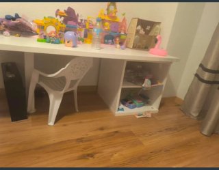 Cama Infantil con Cajones,cómoda y mesa bajita