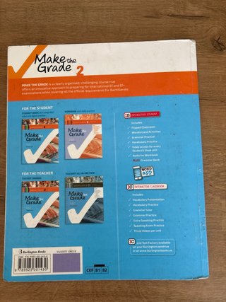Make the Grade Bachillerato 2, Student's book