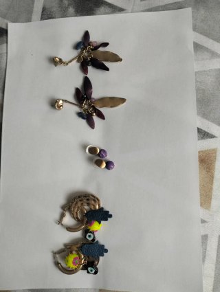 Set de 3 pares de pendientes variados