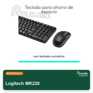 Logitech MK220 teclado y ratón inalámbrico