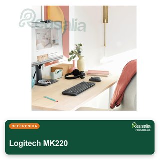 Logitech MK220 teclado y ratón inalámbrico
