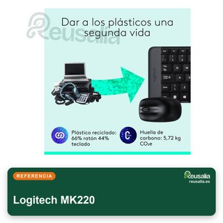 Logitech MK220 teclado y ratón inalámbrico