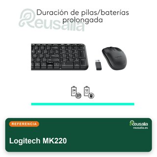 Logitech MK220 teclado y ratón inalámbrico