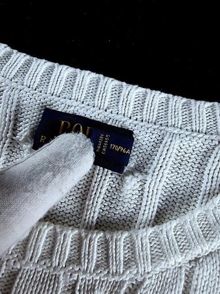 Sweater Cable Knit Polo Ralph Lauren Women's L