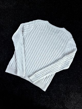 Sweater Cable Knit Polo Ralph Lauren Women's L
