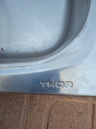 Fregadero de Acero con Dos Senos y Grifo