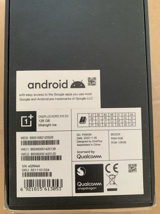 OnePlus Nord N10 5G 128GB (sin flash)