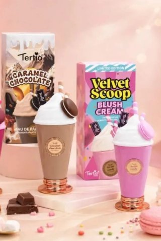 2 Perfumes helados Caramel y Velvet Scoop