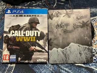 Call Of Duty WWII Steelbook PS4 SIN JUEGO