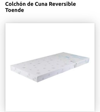 Colchón Cuna Reversible Toende