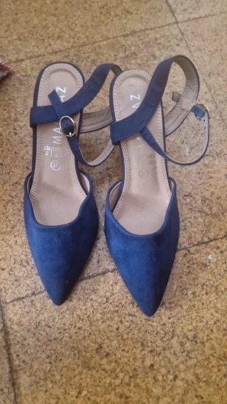 Zapatos de tacón azul MAZ talla 37