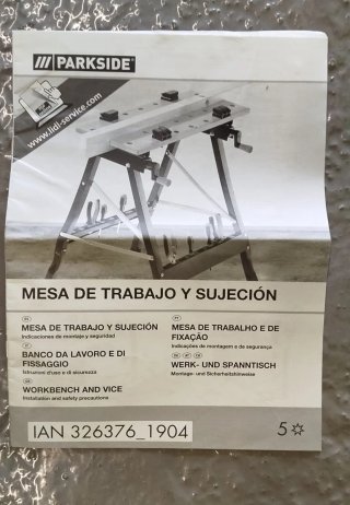 Mesa de Trabajo Plegable
