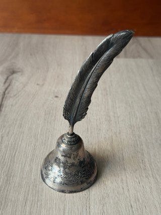 Campanilla Plata Ley 925 Vintage 55.7g