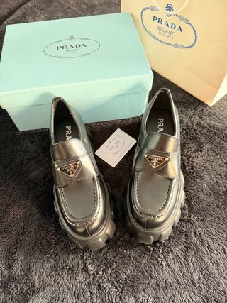 Mocasines Prada Plataforma Mujer
