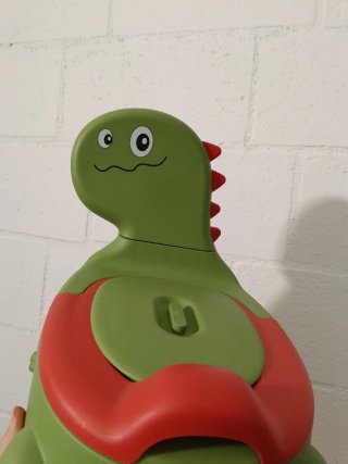 Orinal Dinosaurio Infantil Verde