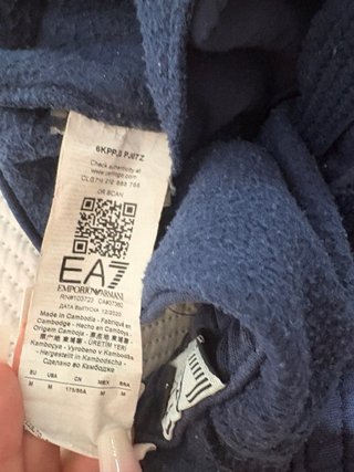 EA7 Emporio Armani Pantalón Chándal Azul